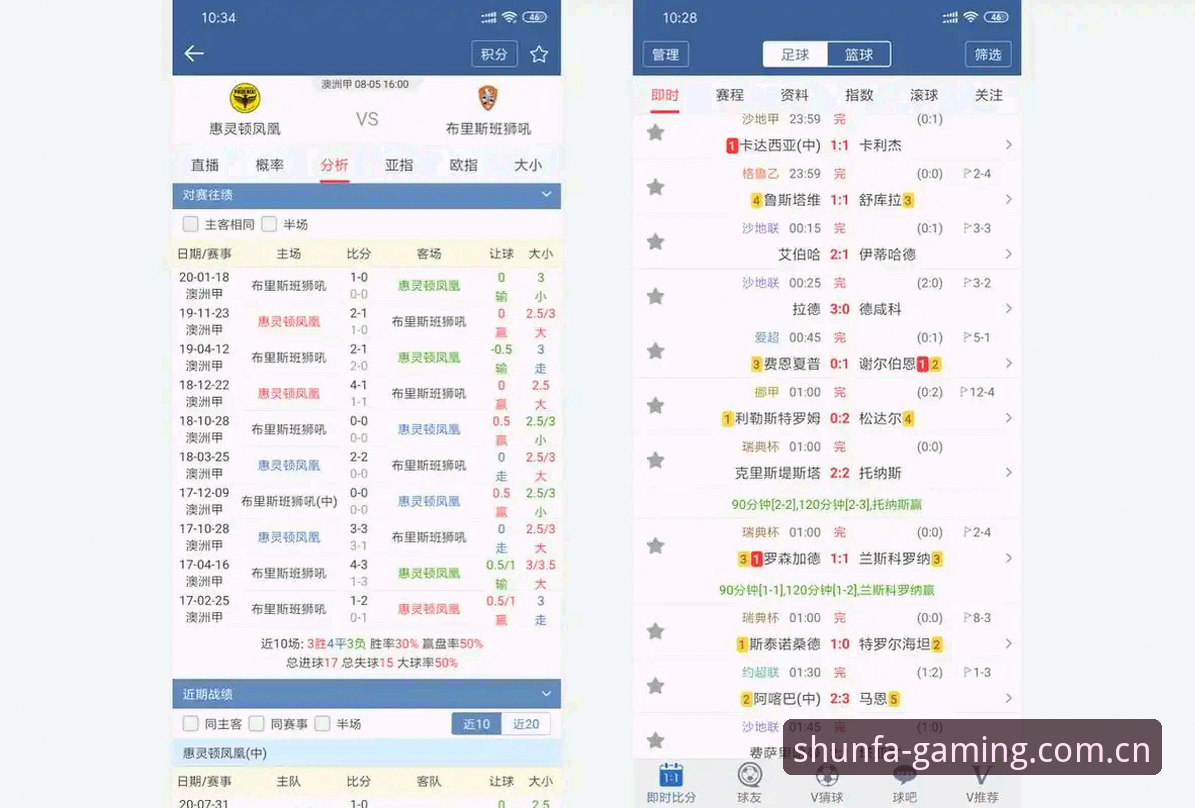 一份实时比分使用指南，凭什么让我把顺发体育APP留在手机第一屏？